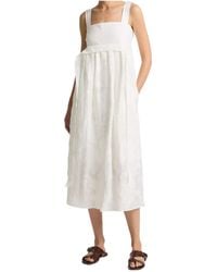 Vince - Tie-Waist Dress - Lyst