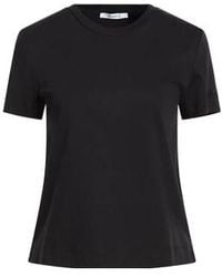 Max Mara - Solid Color Basic T-Shirt - Lyst