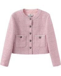 Marissa Chiara - Crew Neck Casual Jacket - Lyst
