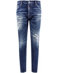 DSquared² - Dark Ripped Cast Wash Cool Guy Jeans - Lyst