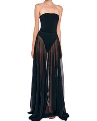 Norma Kamali - Flared Skirt To Floor - Lyst