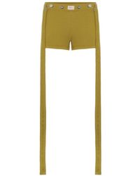 Jean Paul Gaultier - Ribbed Patch-Detail Trousers - Lyst