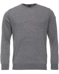 Paul & Shark - Logo-Patch Crew-Neck Jumper - Lyst