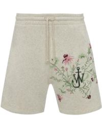 JW Anderson - Ivory Shorts & Bermuda Shorts Cotton - Lyst