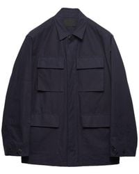 Prada - Cotton Safari Jacket - Lyst