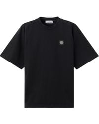 Stone Island - Compass-Patch T-Shirt - Lyst