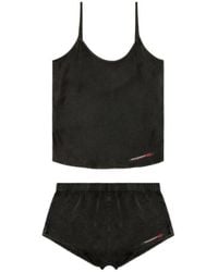 DIESEL - Ivone-Dnm Two Piece Pajamas Set - Lyst