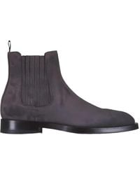 Brunello Cucinelli - Elastic-Panel Suede Boots - Lyst