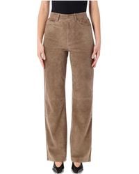 ROTATE BIRGER CHRISTENSEN - Straight-Leg Zipper Casual Pants - Lyst