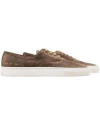Common Projects - Logo Low-Top Casual Shoes - Lyst