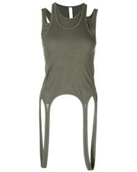 Dion Lee - Cut-Out Detail Tank Top - Lyst