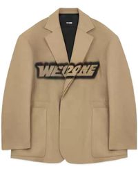 we11done - Printed Logo Suit Jacket - Lyst