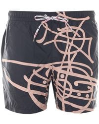 Vivienne Westwood - All Over Print Swim Shorts - Lyst