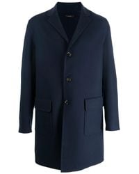 Colombo - Notched-Collar Single-Breasted Coat - Lyst