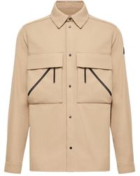 Moncler - Brushed Cotton Shirt - Lyst