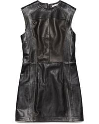 Acne Studios - Sleeveless Leather Minidress - Lyst