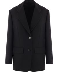 Prada - Single-Breasted Tailored Blazer - Lyst
