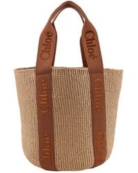 Chloé - Chloé Woody Basket Shoulder Bag - Lyst
