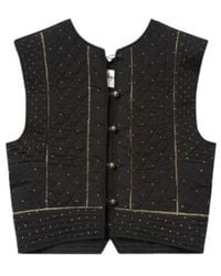 Isabel Marant - Isabel Marant Volana Quilted Studded Top - Lyst