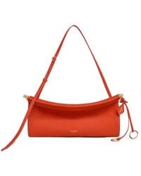 Alaïa - Small Leather Le Click East West Shoulder Bag - Lyst