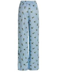 Sleeper - Blossom Floral-Print Satin Pants - Lyst