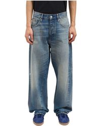 sunflower - Wide Twist Cotton Jeans - Lyst