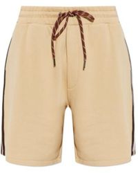 Moncler - Logo Patch Drawstring Shorts - Lyst