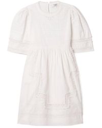 Sea - Crochet Trimmed Pure Cotton Dress - Lyst