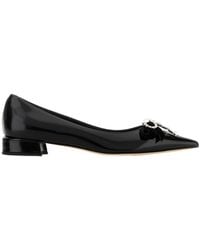 Jimmy Choo - Leather Auria Ballerinas - Lyst