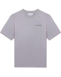 Maison Labiche - Lettering Embroidered T-Shirt - Lyst