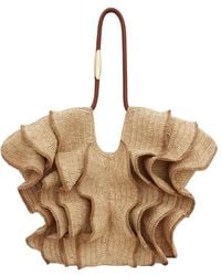 Zimmermann - Ruffle Detailed Top Handle Bag - Lyst