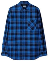 Off-White c/o Virgil Abloh - Checked Long-Sleeved Shirt - Lyst