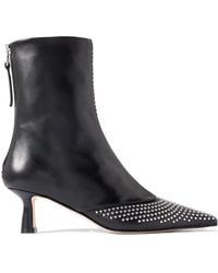Aeyde - Sila Studded Leather Ankle Boots - Lyst