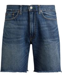 Polo Ralph Lauren - Frayed Denim Shorts - Lyst