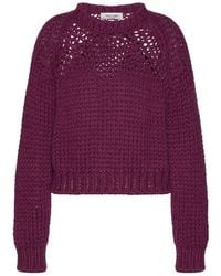 Valentino - Long-Sleeved Knitted Pullover - Lyst