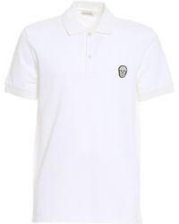 McQueen - Logo Short-Sleeved Polo Shirt - Lyst