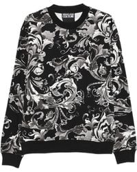 Versace Jeans Couture - Couture Baroque Printed Sweatshirt - Lyst