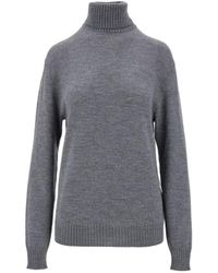 Jil Sander - Long-Sleeved High-Neck Sweater - Lyst