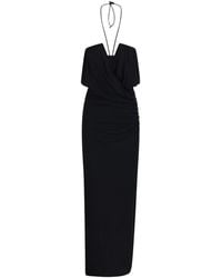 Amazuìn - Giselle Draped Maxi Dress - Lyst