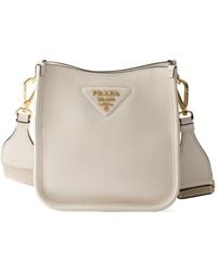 Prada - Mini Leather Shoulder Bag - Lyst