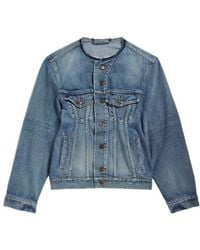 Balenciaga - Hourglass Denim Jacket - Lyst