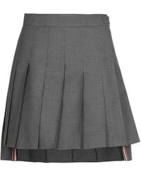 Thom Browne - Pleated Mini Skirt - Lyst