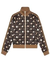 Gucci - X Ken Scott Print Zip-Up Jacket - Lyst