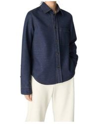 Bottega Veneta - Long Sleeved Regular Fit Denim Shirt - Lyst