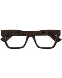 Gucci - Eyewear Square Frame Glasses - Lyst