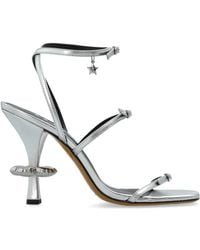 Marc Jacobs - The Metallic Daisy Heeled Sandals - Lyst