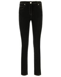 Versace - Medusa Motif Skinny Jeans - Lyst