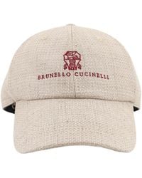 Brunello Cucinelli - Curved Brim Baseball Cap - Lyst