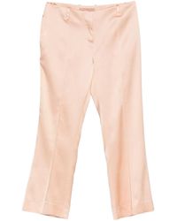 Ermanno Scervino - Cropped Flared Trousers - Lyst