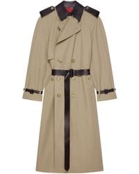 Givenchy - Collar Belt Detailed Trench Coat - Lyst